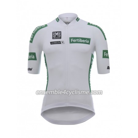 Maillot Cyclisme Blanc 2018 Tour d'Espagne